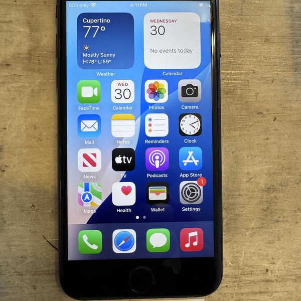 Apple iPhone SE 3rd Gen 2022 - T-Mobile, 64 GB, Midnight, A2595