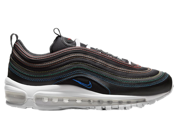 Nike Air Max 97 Black Rainbow Stitching (Women's) for sale