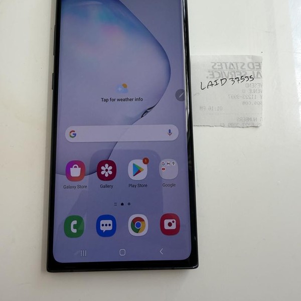 Samsung Galaxy Note 10 Plus - AT&T, 256 GB, Black, 12 GB, SM-N975U