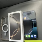 Good Apple iPhone 16 Pro Max - Unlocked, 256 GB, Natural, A3084