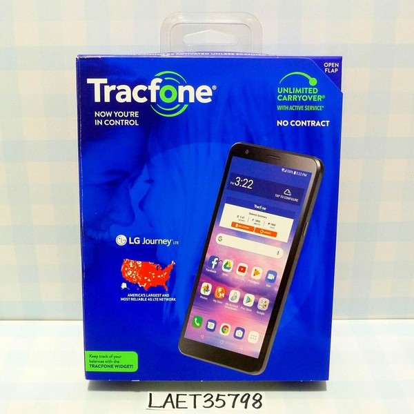 LG Journey - TracFone, 16 GB, Black, 2 GB