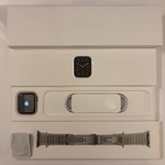 Good Apple Watch Series 6 44mm - Unlocked, Silver, A2294 - Cellular, Stainless Steel