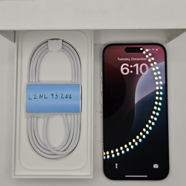 Apple iPhone 16 - Unlocked, 256 GB, White, A3081