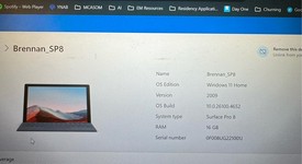 Good
													Microsoft Surface Pro 8 - I7, Graphite, 256 GB, 16 GB, photo 2 of 7