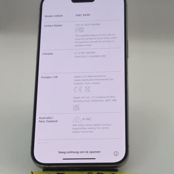 Apple iPhone 15 Pro Max - Unlocked, 256 GB, Natural, A2849