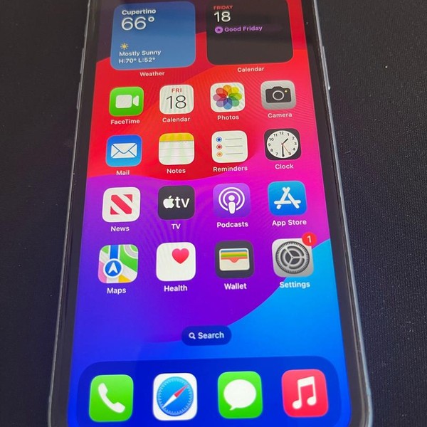 Apple iPhone Xr - Unlocked, 64 GB, Blue, A1984