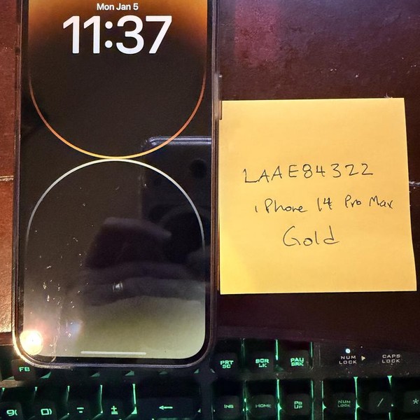 Apple iPhone 14 Pro Max - Unlocked, 128 GB, Gold, A2651