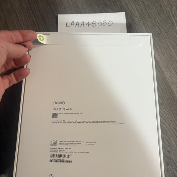 Apple iPad 11th Gen - Wi-Fi, 128 GB, Blue, A3354