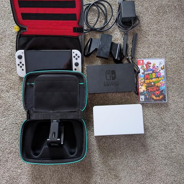 Nintendo Switch - OLED - 64 GB, White