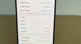 Good
													Apple iPhone 15 Pro Max - Unlocked, Blue, 256 GB, A2849, photo 3 of 14