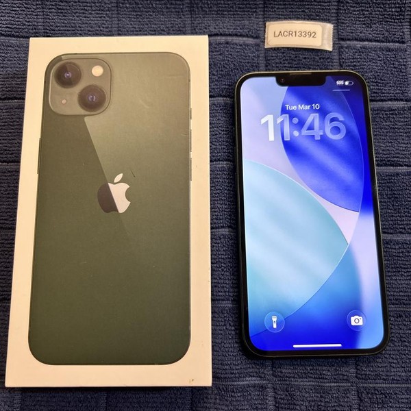 Apple iPhone 13 - Unlocked, 128GB, Green, A2482 - LACR13392 - Swappa