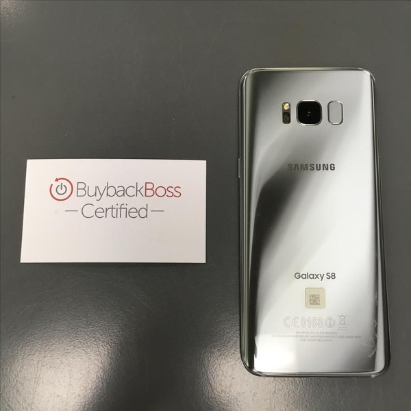 Samsung Galaxy S8 - Verizon, 64 GB, Silver, 4 GB, SM-G950U