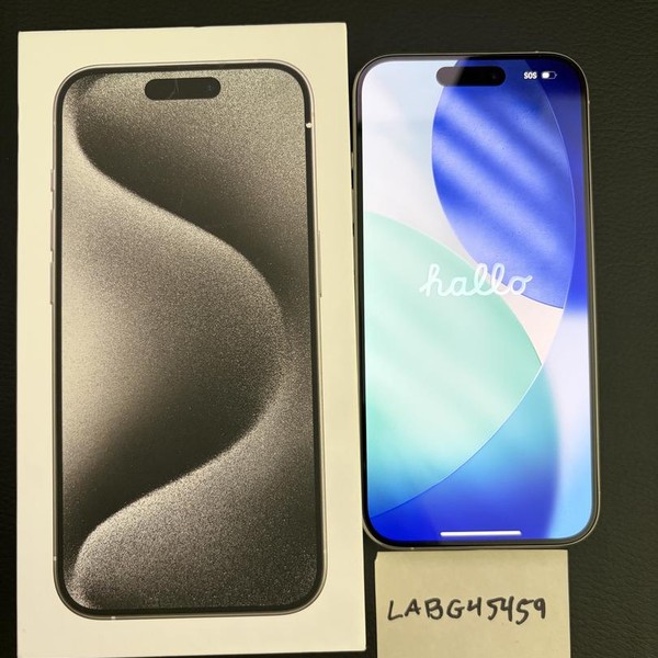 Apple iPhone 15 Pro - Unlocked, 256 GB, White, A2848