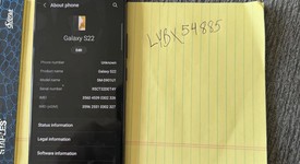 Fair
													Samsung Galaxy S22 - Unlocked, Black, 128 GB, 8 GB, SM-S901U1, photo 2 of 9