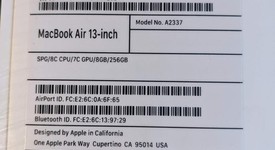 New
													MacBook Air 2020 - 13" - Apple M1, Silver, 256 GB, 8 GB, photo 4 of 5