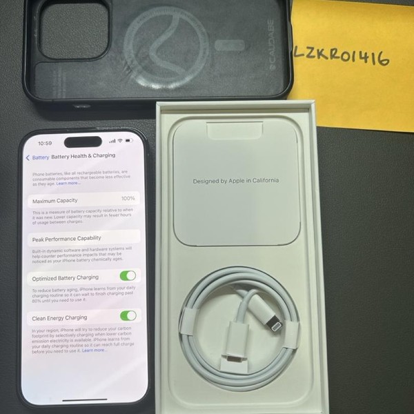 Apple iPhone 14 Pro - Unlocked, 128 GB, Black, A2650