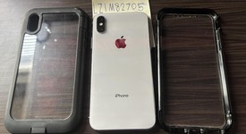 Good
													Apple iPhone X - Unlocked, Silver, 64 GB, A1865, photo 3 of 6