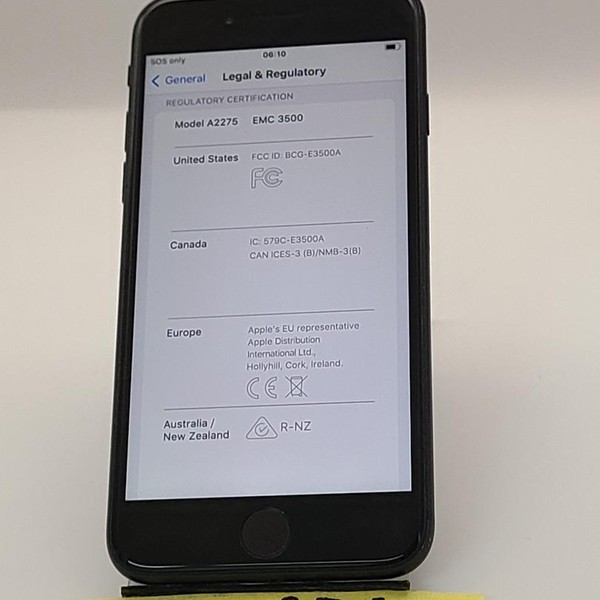 Apple iPhone SE 2nd Gen 2020 - AT&T, 64 GB, Black, A2275