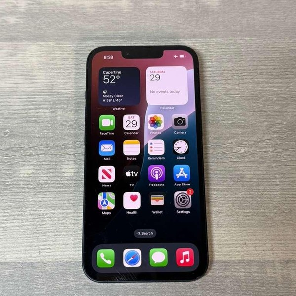 Apple iPhone 14 - Unlocked, Midnight, 128 GB, A2649