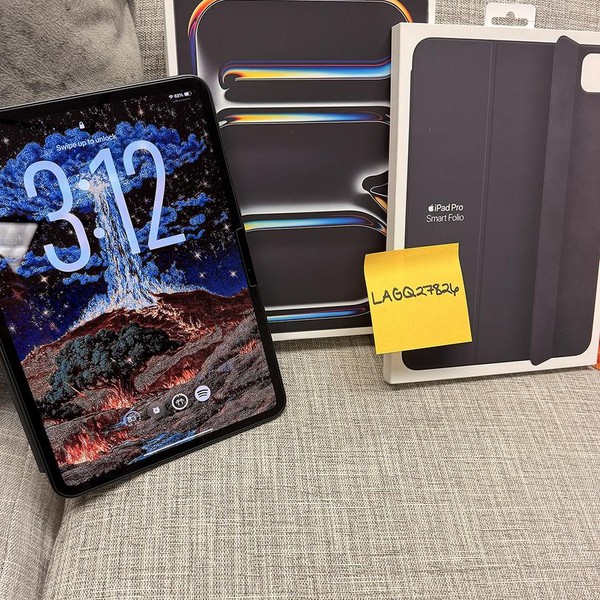 Apple iPad Pro 11 inch (M5) 2025 - Wi-Fi, 256 GB, Space Black, Apple M5 9-Core, A3357, Standard Glass