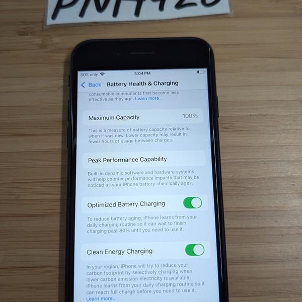 Apple iPhone SE 3rd Gen 2022 - Unlocked, 128 GB, Midnight, A2595