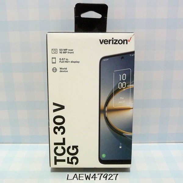 TCL 30 V 5G - Verizon, 128 GB, Gray, 4 GB