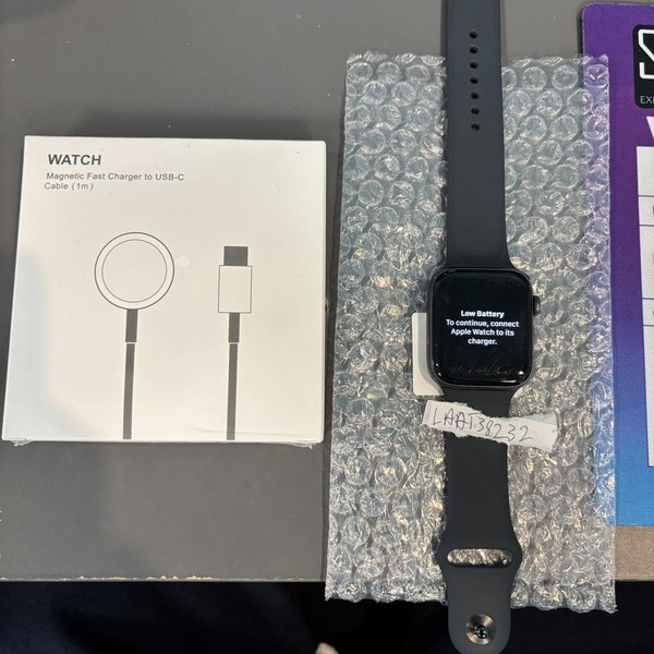 Apple Watch Series 5 44mm - Unlocked, Black, A2095 Cellular, Stainless Steel