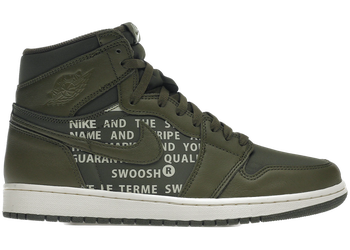 Jordan 1 Retro High Olive Canvas for sale