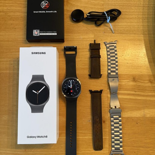 Samsung Galaxy Watch8 - Wi-Fi, Graphite, SM-L320, 40mm