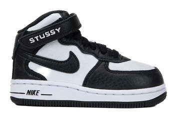 Nike Air Force 1 Mid Stussy Light Bone Black (TD) for sale