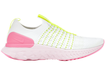 Nike React Phantom Run Flyknit 2 White Volt Pink Glow (Women's) for sale