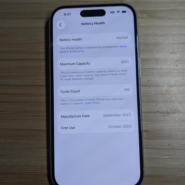 Apple iPhone 15 - Unlocked, 128 GB, Blue, A2846