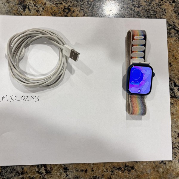 Apple Watch Series 7 45mm - Blue, A2474 - GPS, Aluminum