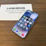 Good Apple iPhone 14 Pro Max - Unlocked, 128 GB, Silver, A2651