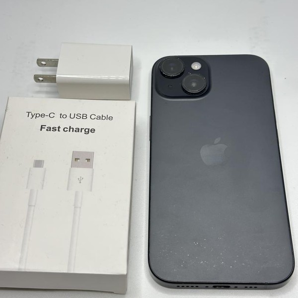 Apple iPhone 15 - Unlocked, 128 GB, Black, A2846