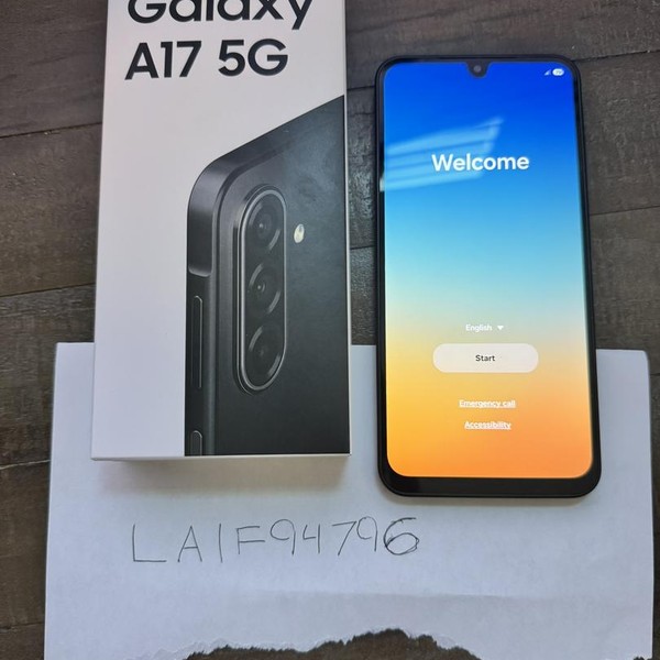 Samsung Galaxy A17 5G - Unlocked, 128 GB, Black, 4 GB, SM-A176U1
