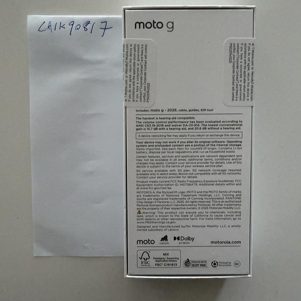 Moto G (2026) - T-Mobile, 128 GB, PANTONE Slipstream