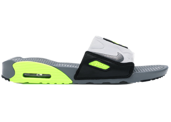 Nike Air Max 90 Slide Smoke Grey Volt Black for sale