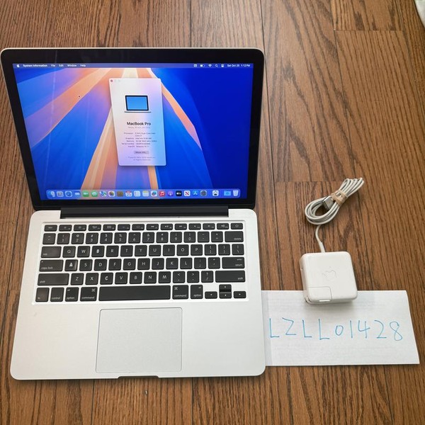 MacBook Pro 2015 (Retina) - 13 inch - Silver, 512 GB, 16 GB