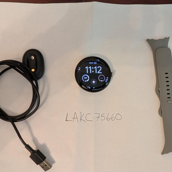 Google Pixel Watch 4 - Unlocked, Silver, 45mm, LTE