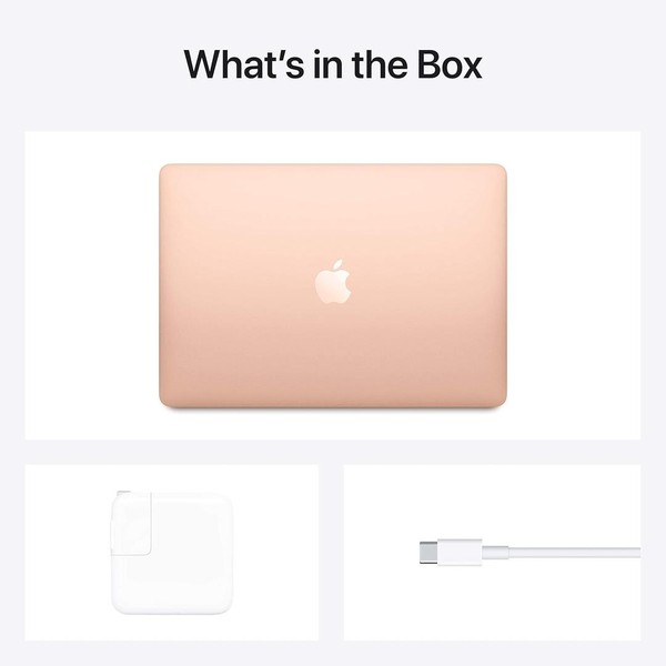 MacBook Air 2020 - 13 inch - 256 GB, Gold, 8 GB, Apple M1