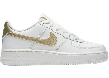 Nike Air Force 1 Low Summit White Metallic Gold (GS) for sale