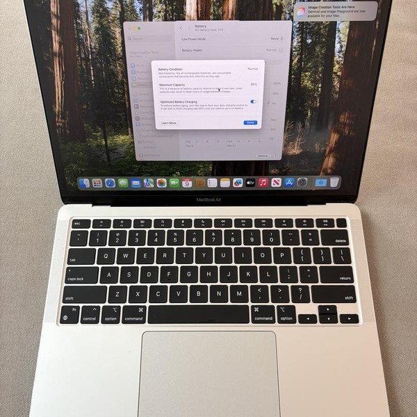 MacBook Air 2020 - 13 inch - 256 GB, Silver, 8 GB, Apple M1