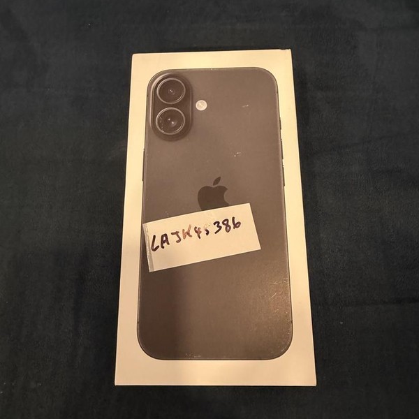 Apple iPhone 16 - Unlocked, 128 GB, Black, A3081