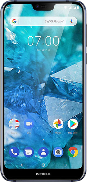 Nokia 7.1 - Unlocked, 64 GB, Navy Blue, 4 GB