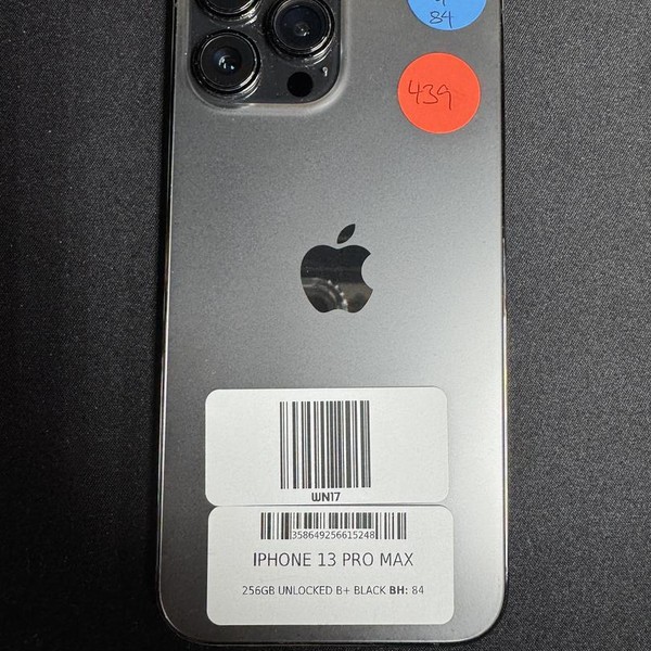 Apple iPhone 13 Pro Max - Unlocked, 256 GB, Graphite, A2484