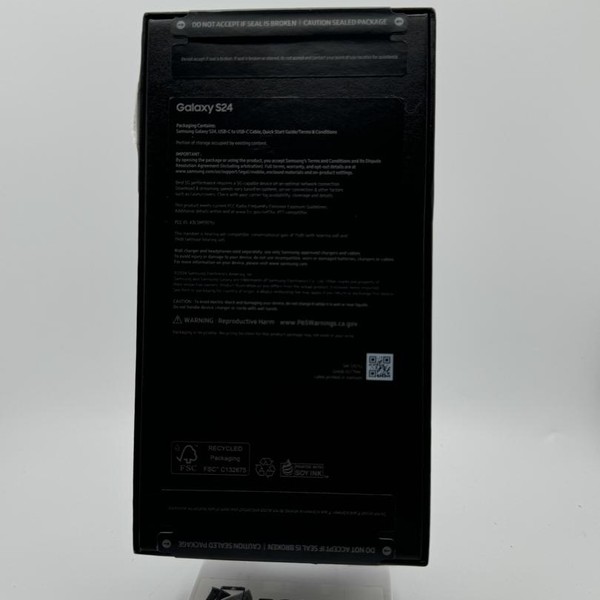 Samsung Galaxy S24 - Verizon, 128 GB, Black, 8 GB, SM-S921U