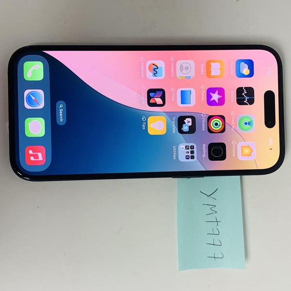 Apple iPhone 15 - Unlocked, 128 GB, Black, A2846