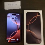 Mint Apple iPhone 16 Pro - Unlocked, 256 GB, Desert, A3083