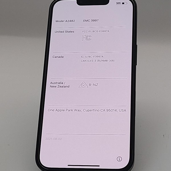 Apple iPhone 13 - Cricket, Midnight, 128 GB, A2482